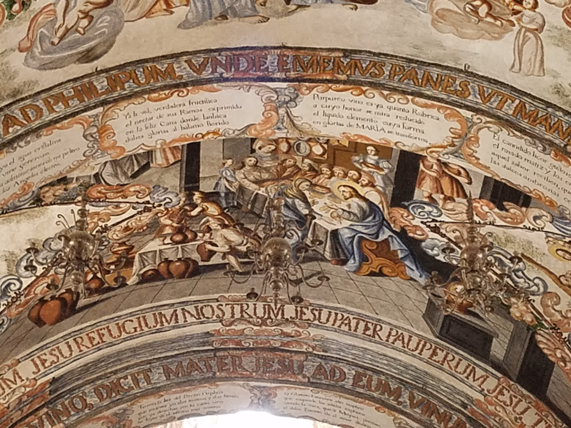 Frescoes inside the Sanctuary of Atotonilco, Mexico 2